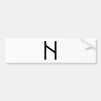 AUTOCOLLANT DE VOITURE HAGALAZ RUNE