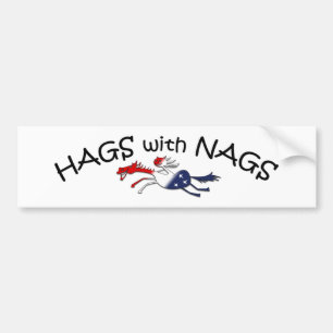 Autocollant De Voiture Hags avec Sticker Patriotic Bumper Nags