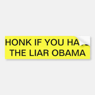 Autocollant De Voiture Haineux d'obama d'adhésif pour pare-chocs et fier