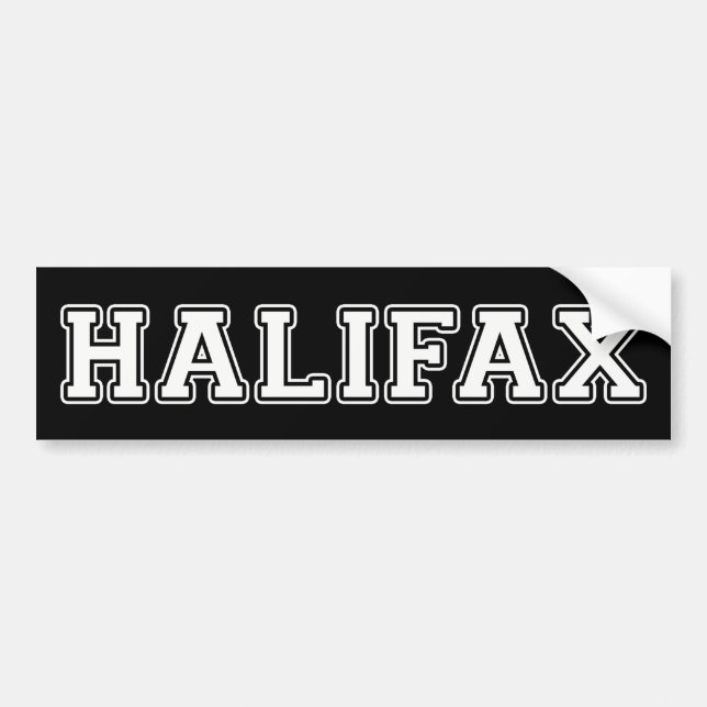 Autocollant De Voiture Halifax (Devant)