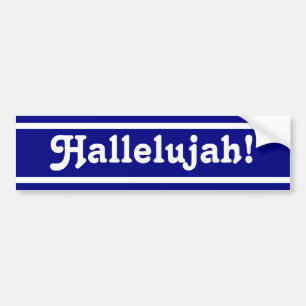 Autocollant De Voiture Hallelujah !