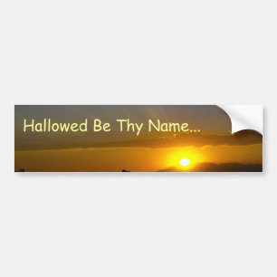 Autocollant De Voiture Hallow Be Thame Name