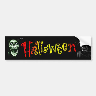 Autocollant De Voiture Halloween Bumpersticker