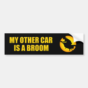 Autocollant De Voiture Halloween Witch Autre Chauffeur de pare-chocs