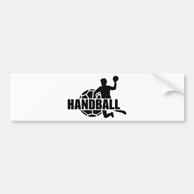Autocollant De Voiture Handball (Devant)