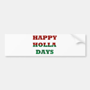 Autocollant De Voiture happy holla days