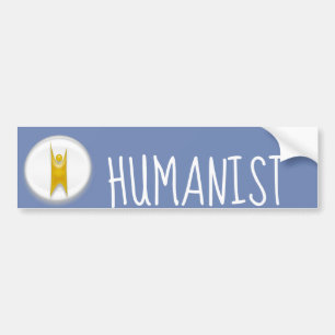 Autocollant De Voiture Happy Humanist