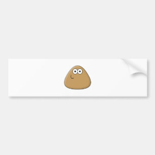 Autocollant De Voiture Happy Pou - Sticker pare-chocs