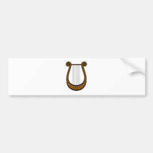 Autocollant De Voiture Harpe irlandaise