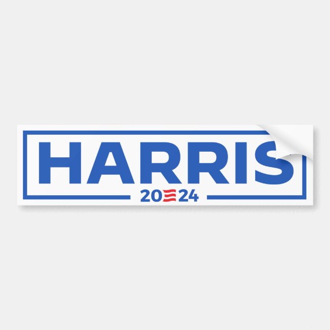 AUTOCOLLANT DE VOITURE HARRIS 2024 (Devant)