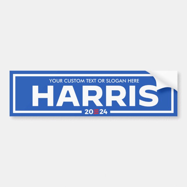 AUTOCOLLANT DE VOITURE HARRIS 2024 (Devant)
