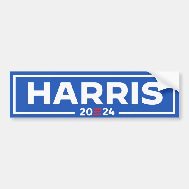 AUTOCOLLANT DE VOITURE HARRIS 2024 (Devant)