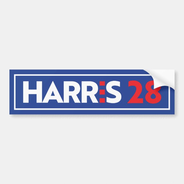 AUTOCOLLANT DE VOITURE HARRIS 2028 (Devant)