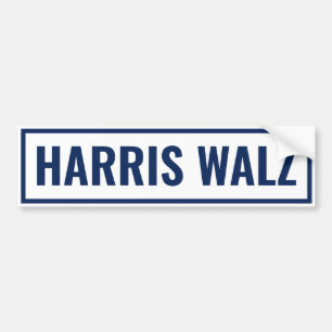 Autocollant De Voiture Harris Walz 2024