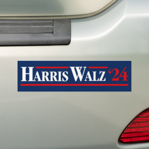 Autocollant De Voiture Harris Walz 2024