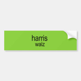 Autocollant De Voiture Harris Walz est Brat