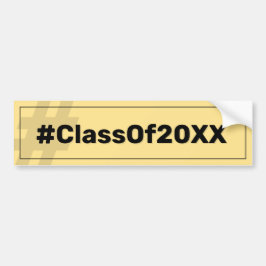 Autocollant De Voiture Hashtag de classe