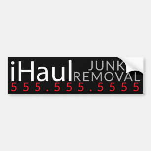 Autocollant De Voiture Haul. Promotion d'entreprise de suppression de l'e