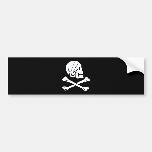 Autocollant De Voiture Henry Chaque Drapeau Pirate (Devant)
