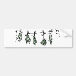 Autocollant De Voiture Herbes du jardin