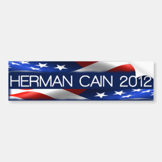 Autocollant De Voiture Herman Caïn 2012