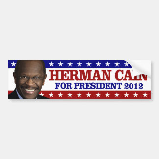 Autocollant De Voiture Herman Caïn pour le président 2012