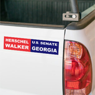 Autocollant De Voiture Herschel Walker Sénat américain Géorgie 2022
