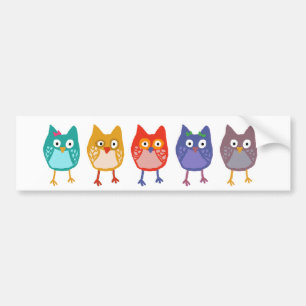 Autocollant De Voiture Hibou de nous