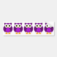 Hibou pourpre mignon