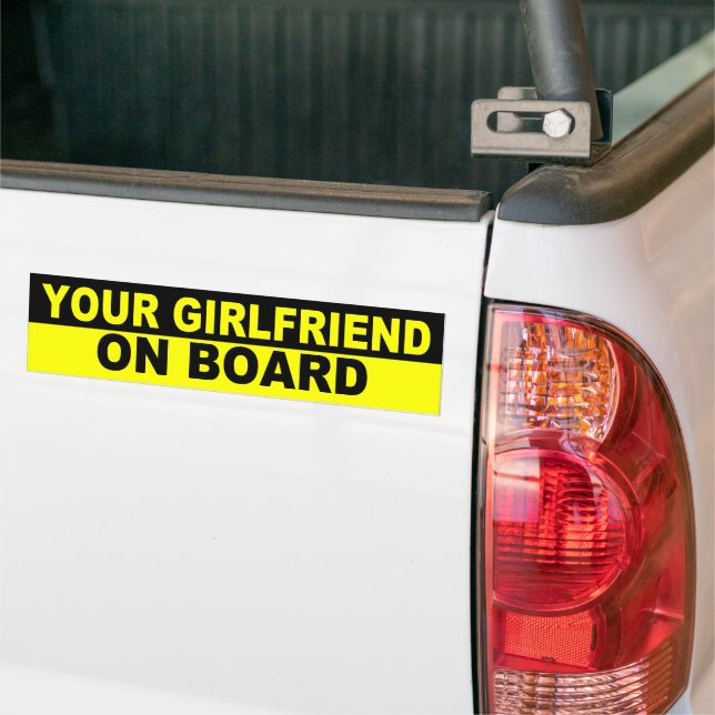 Autocollant De Voiture Hilarious bumper sticker par AardvarkApparel (Sur camion)