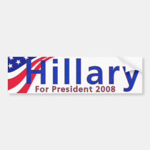 Autocollant De Voiture Hillary 08