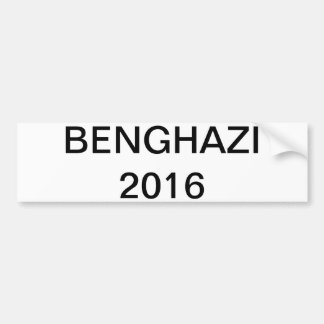 Autocollant De Voiture Hillary 2016 - BENGHAZI