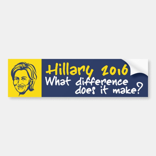 Autocollant De Voiture Hillary 2016/Benghazi (Devant)