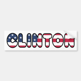 Autocollant De Voiture Hillary Clinton aux élections présidentielles am