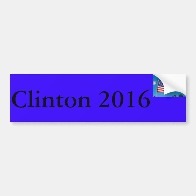 Autocollant De Voiture Hillary Clinton pour l'adhésif pour pare-chocs (Devant)