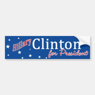 Autocollant De Voiture Hillary Clinton pour le président