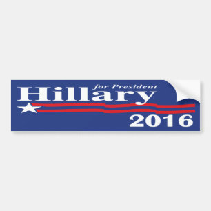 Autocollant De Voiture Hillary Clinton pour le président adhésif pour