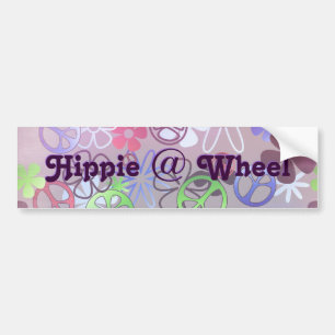 Autocollant De Voiture Hippie à l'adhésif pour pare-chocs de roue