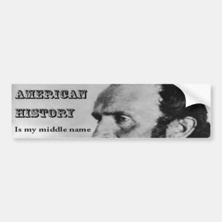 Autocollant De Voiture Histoire d'Américain de Stonewall Jackson