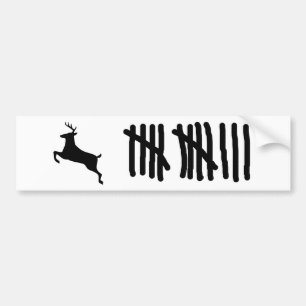 Autocollant De Voiture Hit Deer Tally