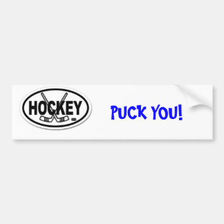 Autocollant De Voiture hockey, GALET VOUS ! - Customisé