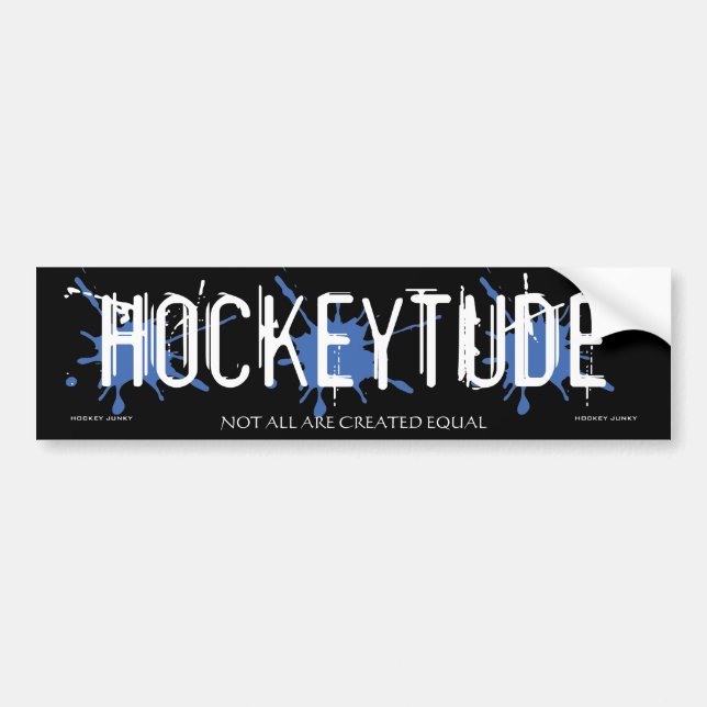 AUTOCOLLANT DE VOITURE HOCKEYTUDE (Devant)