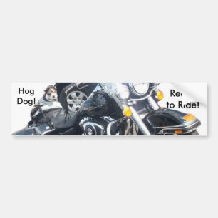 Autocollant De Voiture Hog Dog - Prêt à faire du tour !