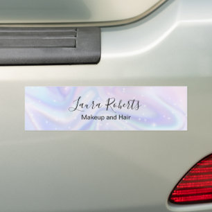 Autocollant De Voiture Hologramme Arrière - plan Neon Overlay