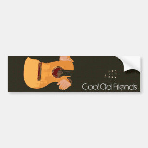 Autocollant De Voiture Homme avec guitare