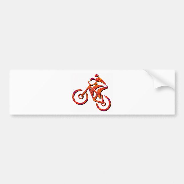 Autocollant De Voiture Homme de frère de vélo (Devant)