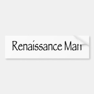Autocollant De Voiture Homme de la Renaissance