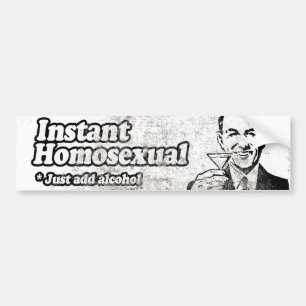 Autocollant De Voiture HOMOSEXUEL INSTANT -.png