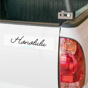Autocollant De Voiture Honolulu Hawaii