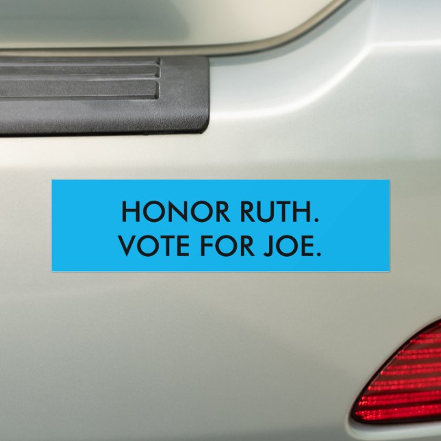 Autocollant De Voiture Honore la vie de Ruth Bader Ginsburg. (En voiture)